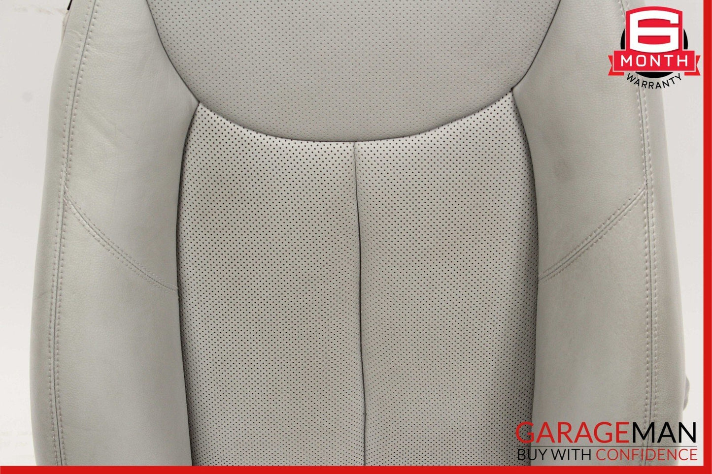 03-06 Mercedes R230 SL500 Front Right Side Top Upper Seat Cushion Cover Gray
