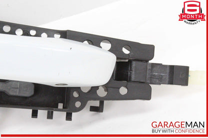 17-24 Audi Q7 Right Passenger Side Exterior Door Handle White 4M0837886A OEM