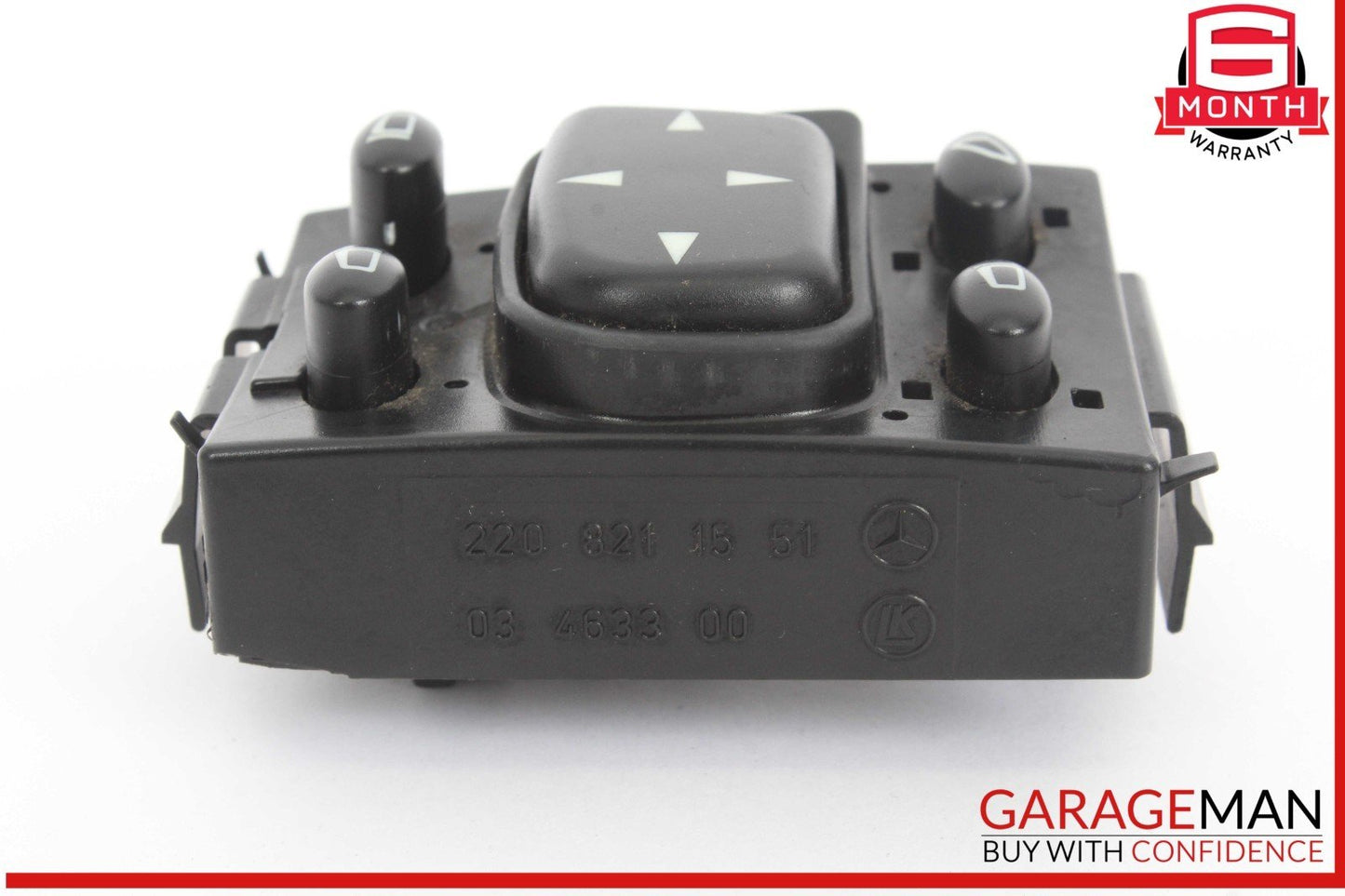 01-06 Mercedes W220 S55 CL55 AMG Left Side Seat Control Switch Module OEM