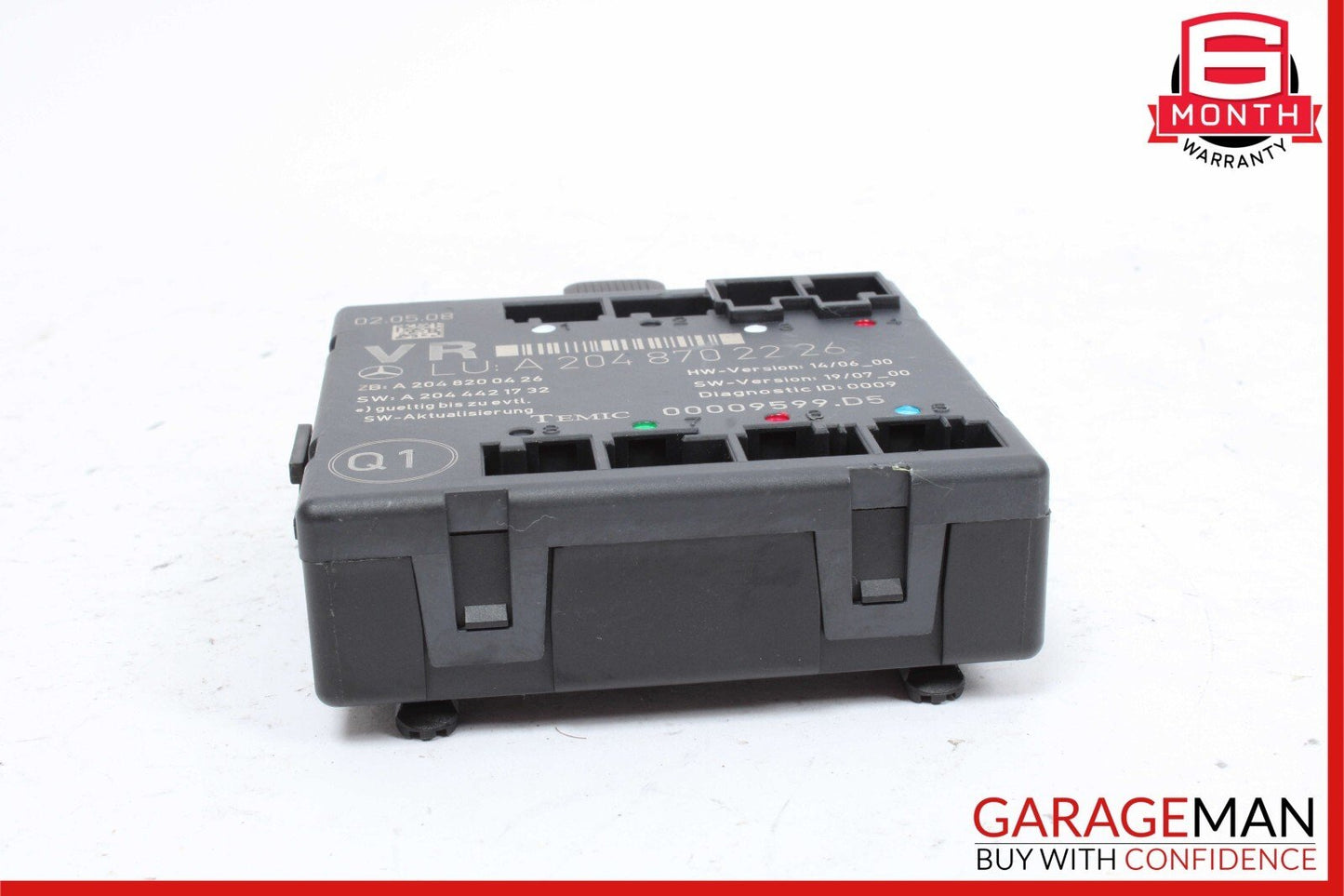 08-18 Mercedes GLK350 C350 C250 E400 Front Right Side Door Control Module Unit