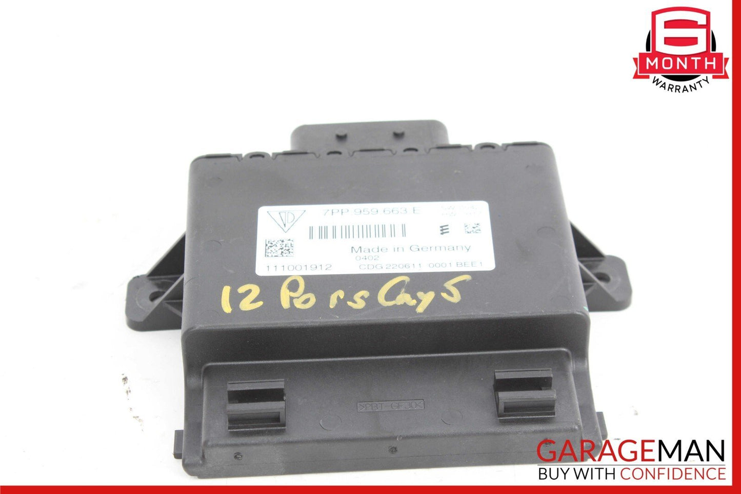 11-18 Porsche Cayenne 958 Voltage Stabiliser Converter Control Module Unit