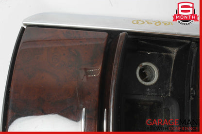 11-13 Mercedes W251 R350 Center Console Cup Holder Ashtray Trim Cover Assy Wood