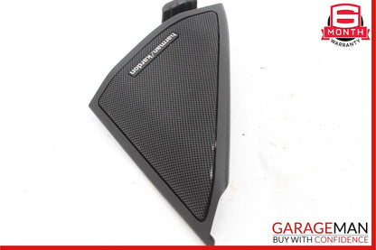 10-16 Mercedes W212 E350 Front Right Side Door Panel Tweeter Speaker Cover Black