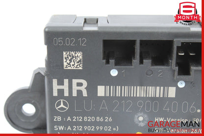 08-14 Mercedes W204 C250 C350 Rear Right Passenger Side Door Controller Module