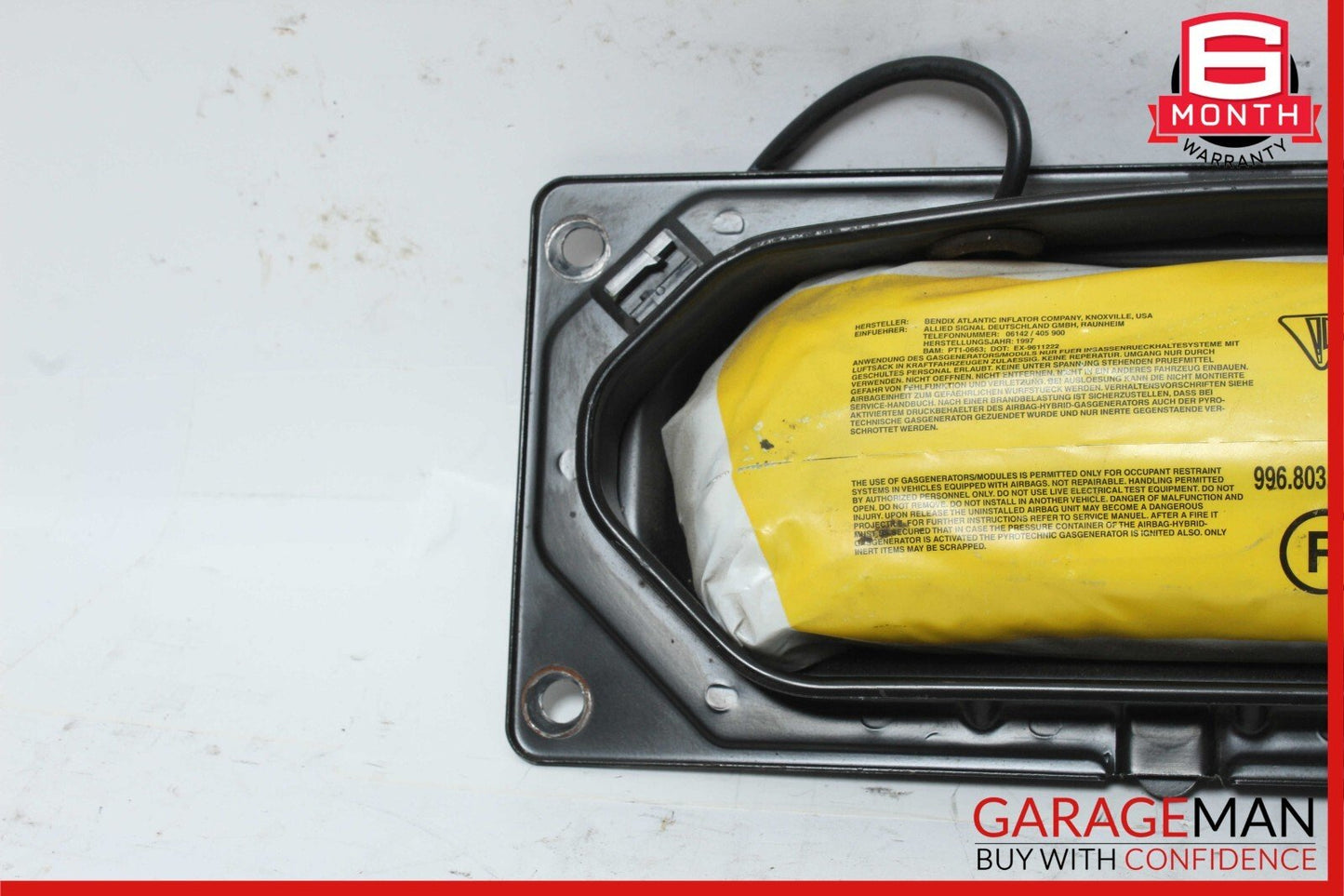97-04 Porsche 911 996 Carrera 986 Boxster Front Right Side Door Airbag Air Bag