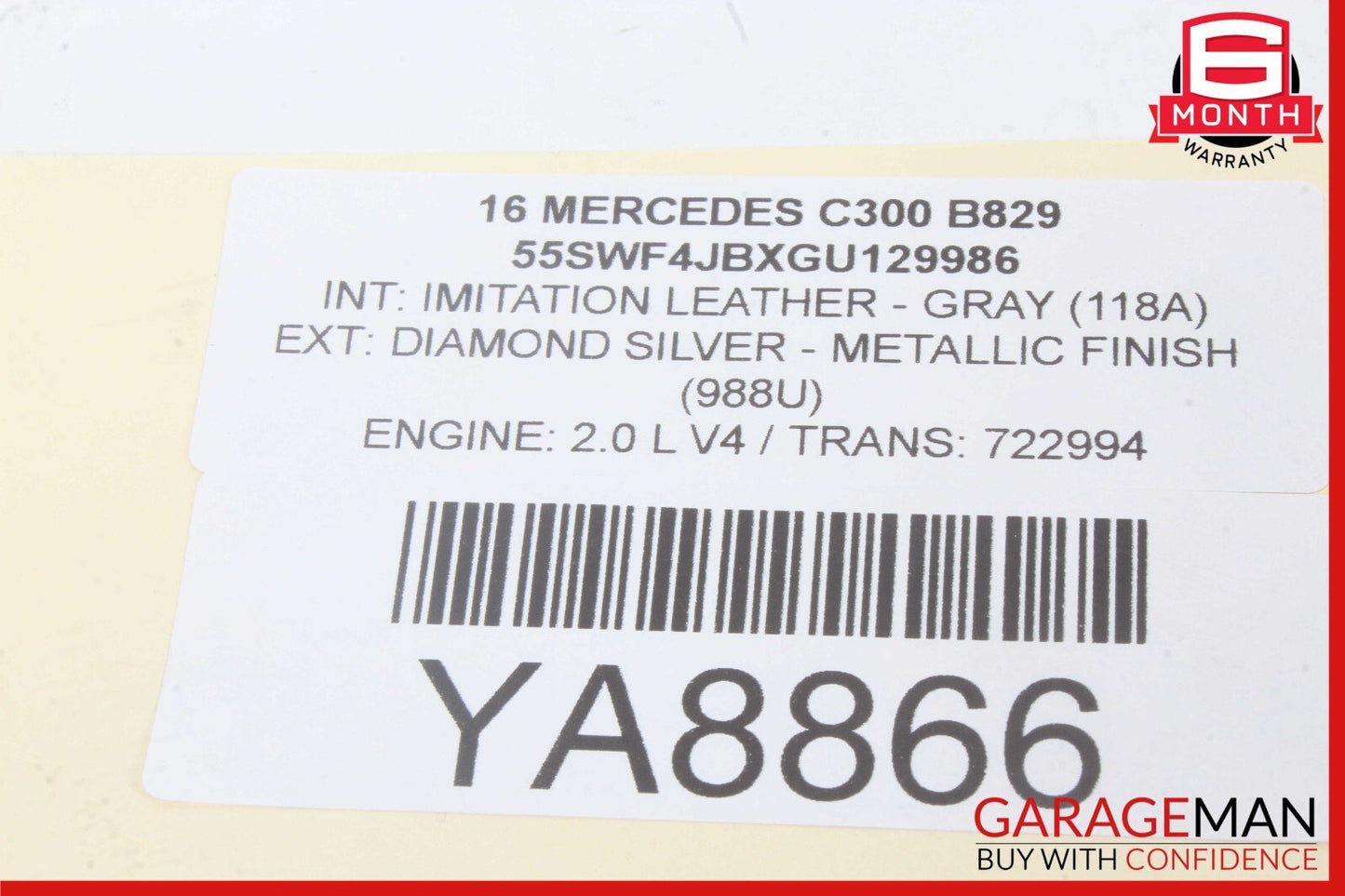 15-18 Mercedes W205 C300 C400 Rear Left Side Door Control Module Unit OEM