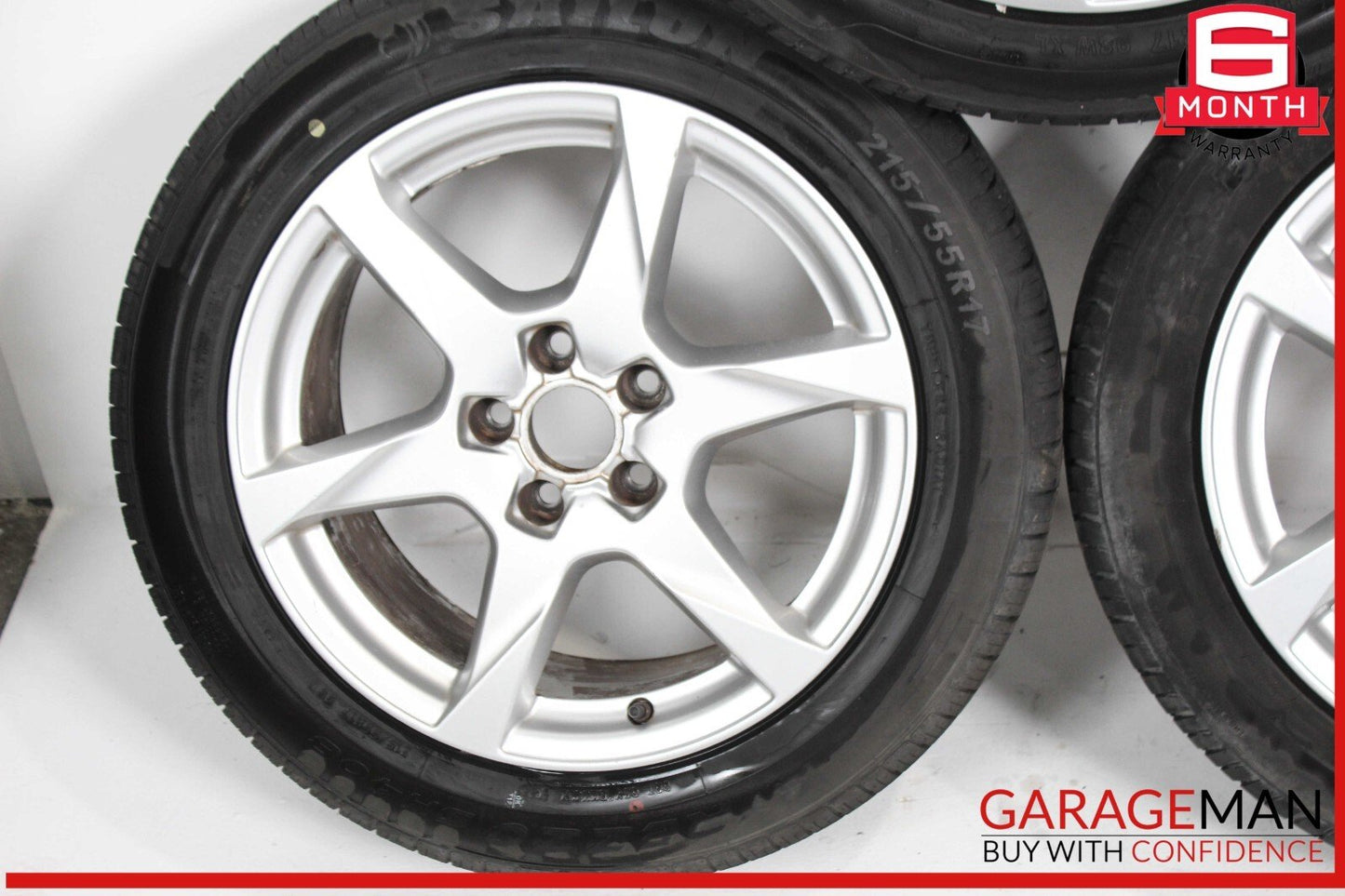 09-11 Audi A4 Complete Wheel Tire Rim Set of 4 Pc 7.5 x 17 OEM