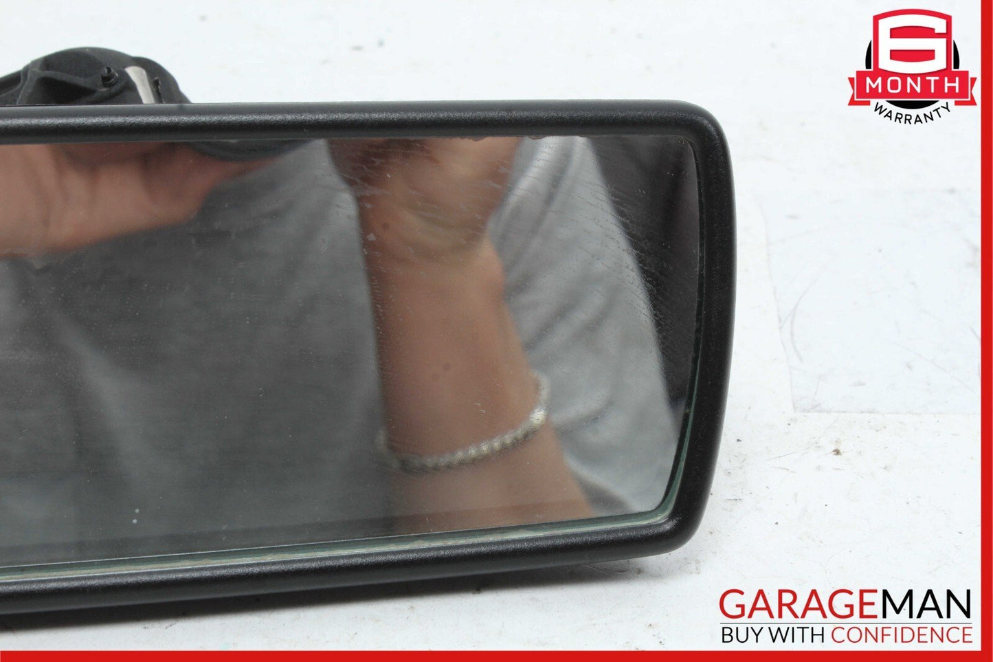 03-10 Porsche Cayenne 955 957 Interior Top Upper Rear View Mirror Black OEM