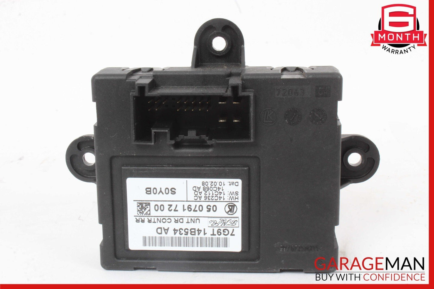 09-11 Jaguar XF Rear Right Door Control Module 7G9T14B534AD OEM