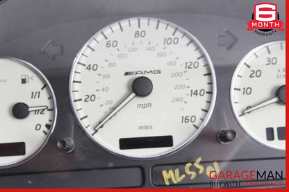 00-03 Mercede W163 ML55 AMG Instrument Cluster Speedometer 1635402411 OEM