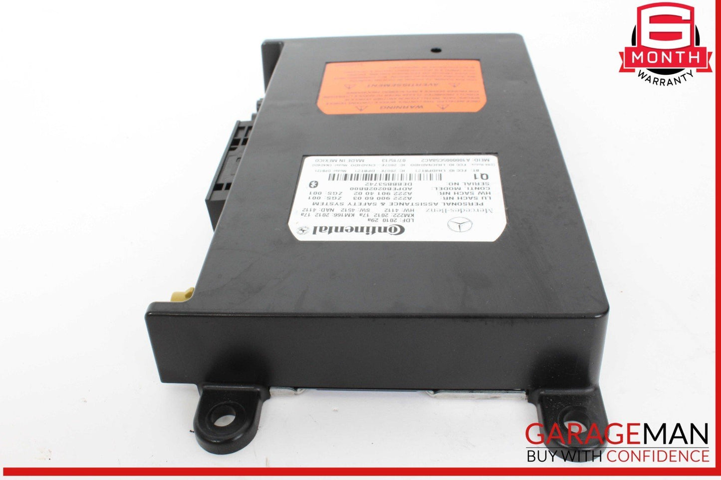 12-15 Mercedes X166 GL450 4MATIC Communication Control Module 2229006003 OEM