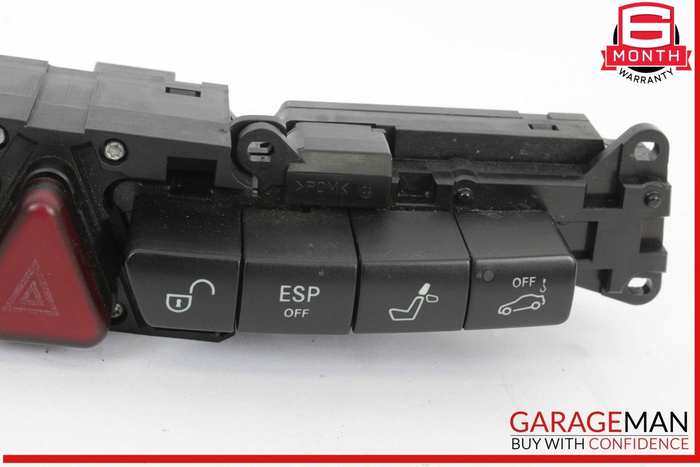 03-06 Mercedes W220 S55 AMG S430 Center Dash Switch ESP Hazard Door Lock OEM