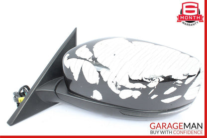 14-17 Maserati Ghibli Front Left Driver Side Mirror Door Rear View Black OEM