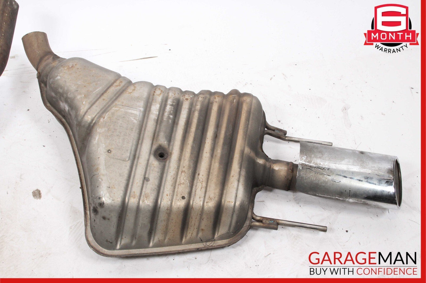 07-09 Mercedes W221 S550 S450 AMG Sport Rear Exhaust Muffler Tips Set of 2 OEM