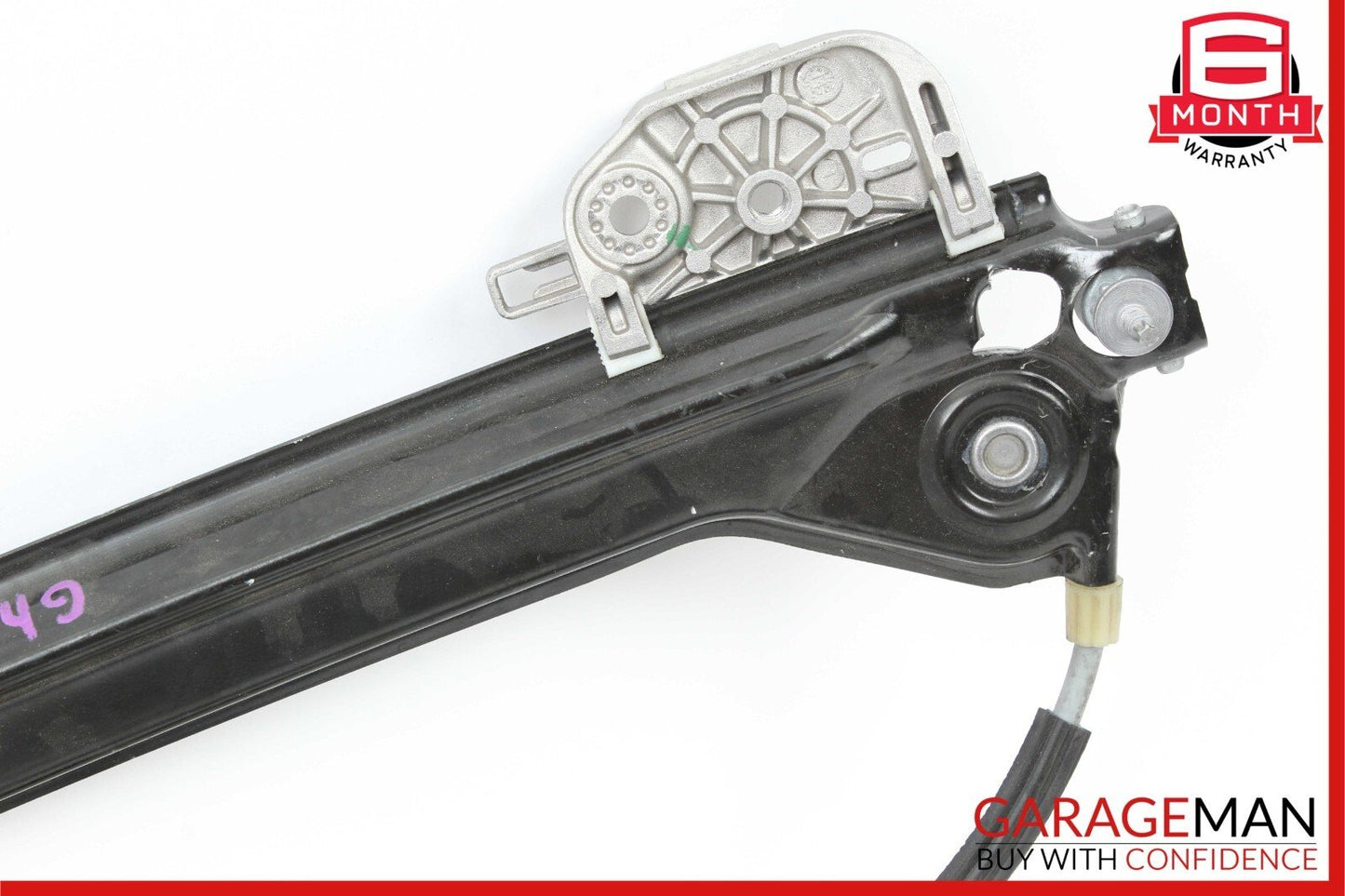 14-17 Maserati Ghibli Rear Left Driver Side Door Window Regulator w/o Motor OEM