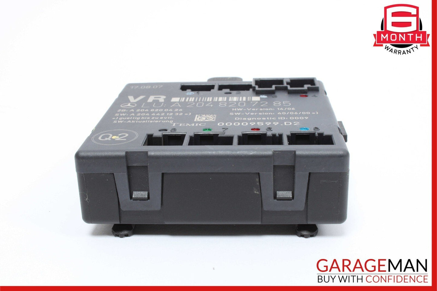 08-14 Mercedes W204 C300 C350 Front Right Passenger Door Control Module Unit