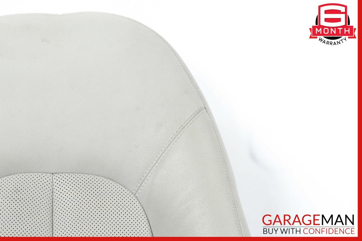 00-06 Mercedes W215 CL500 Front Right Side Top Upper Seat Cushion Cover Gray OEM