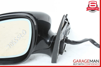 07-09 Mercedes W221 S550 S600 Front Left Side Mirror Door Rear View Black OEM
