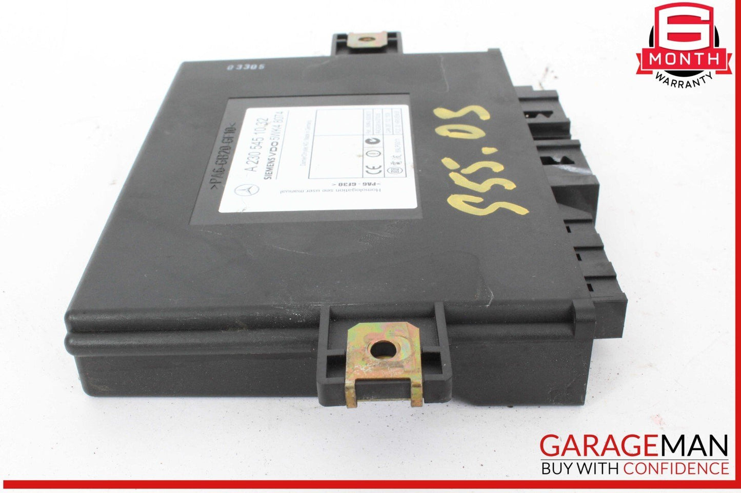 00-03 Mercedes W220 S55 AMG CL55 Keyless Go Entry Control Module 2305451032 OEM