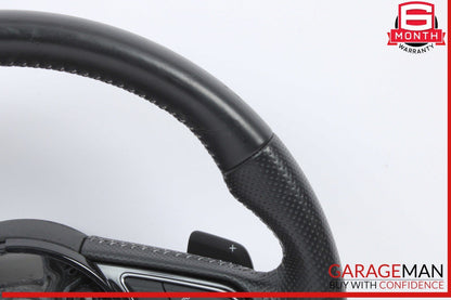 17-20 Audi S5 S4 Front Left Side Steering Wheel w/ Paddle Shifters Black OEM