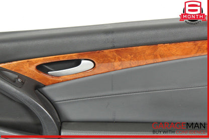 03-06 Mercedes R230 SL500 SL55 AMG Front Right Interior Door Panel Black OEM