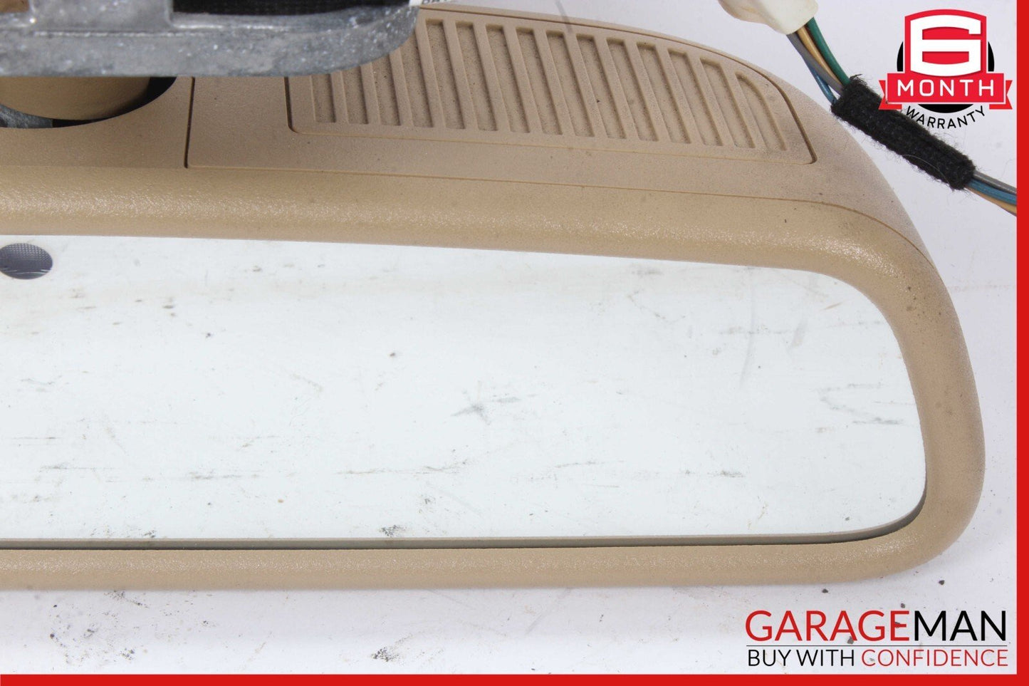 07-09 Mercedes W221 S550 S63 AMG S450 Interior Rear View Mirror Cover Assy Brown