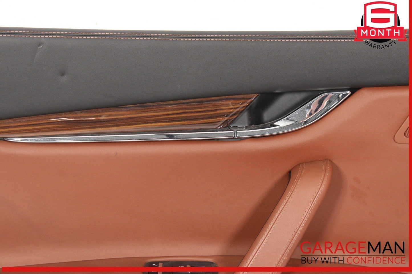 14-17 Maserati Quattroporte SQ4 M156 Rear Left Side Interior Door Panel OEM