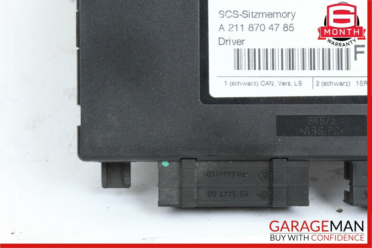 03-12 Mercedes W251 R350 E350 Seat Control Module Front Left 2118704785 OEM