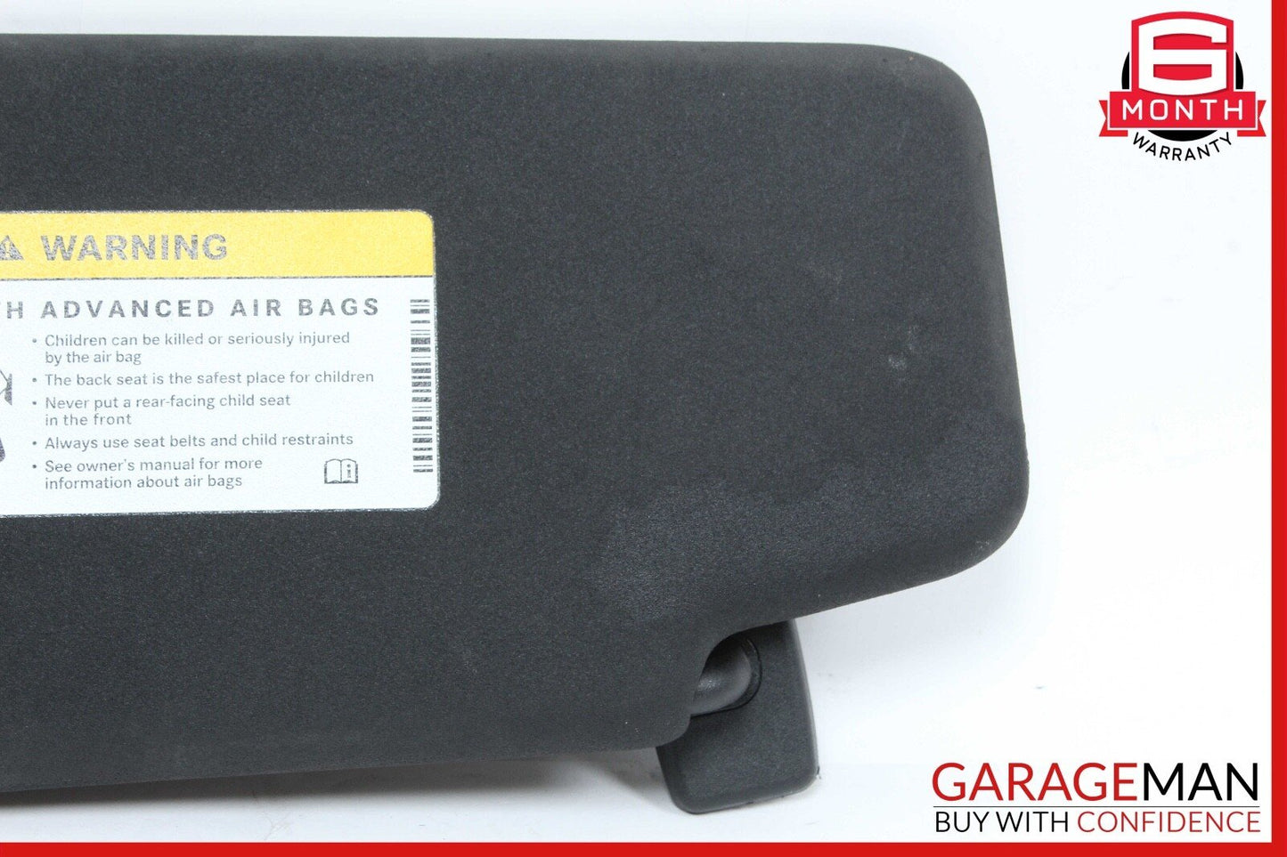 08-14 Mercedes W204 C300 Front Right Passenger Sun Visor Sunvisor Shade Black