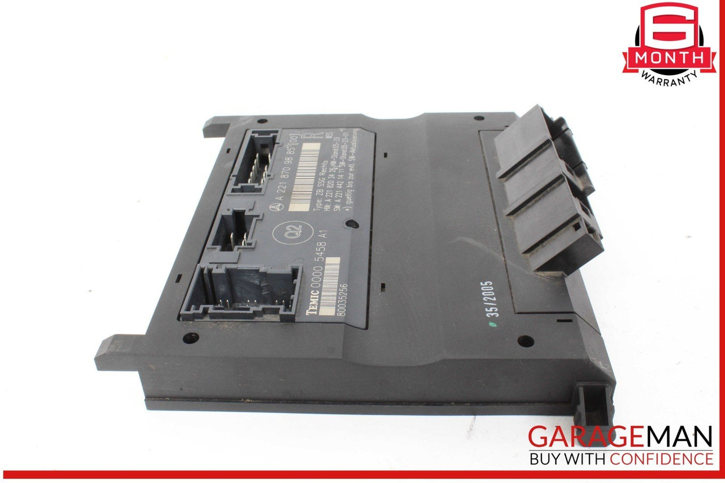 07-13 Mercedes W221 S550 Front Right Side Under Seat Control Module Unit OEM
