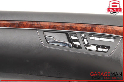 10-13 Mercedes W221 S400 S550 Front Left Side Interior Door Panel OEM