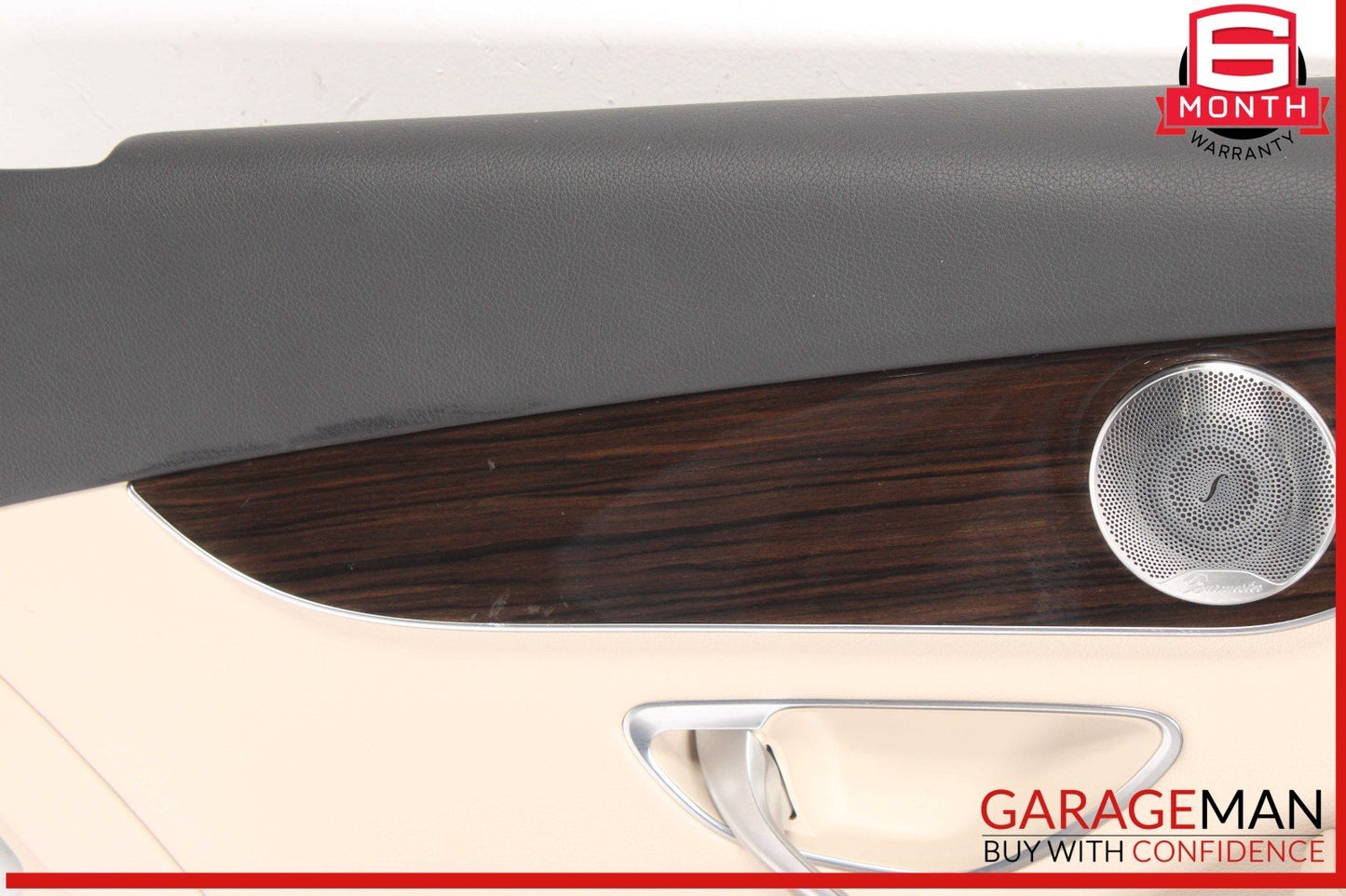 15-21 Mercedes W205 C300 C43 Rear Left Driver Side Interior Door Panel Cover OEM