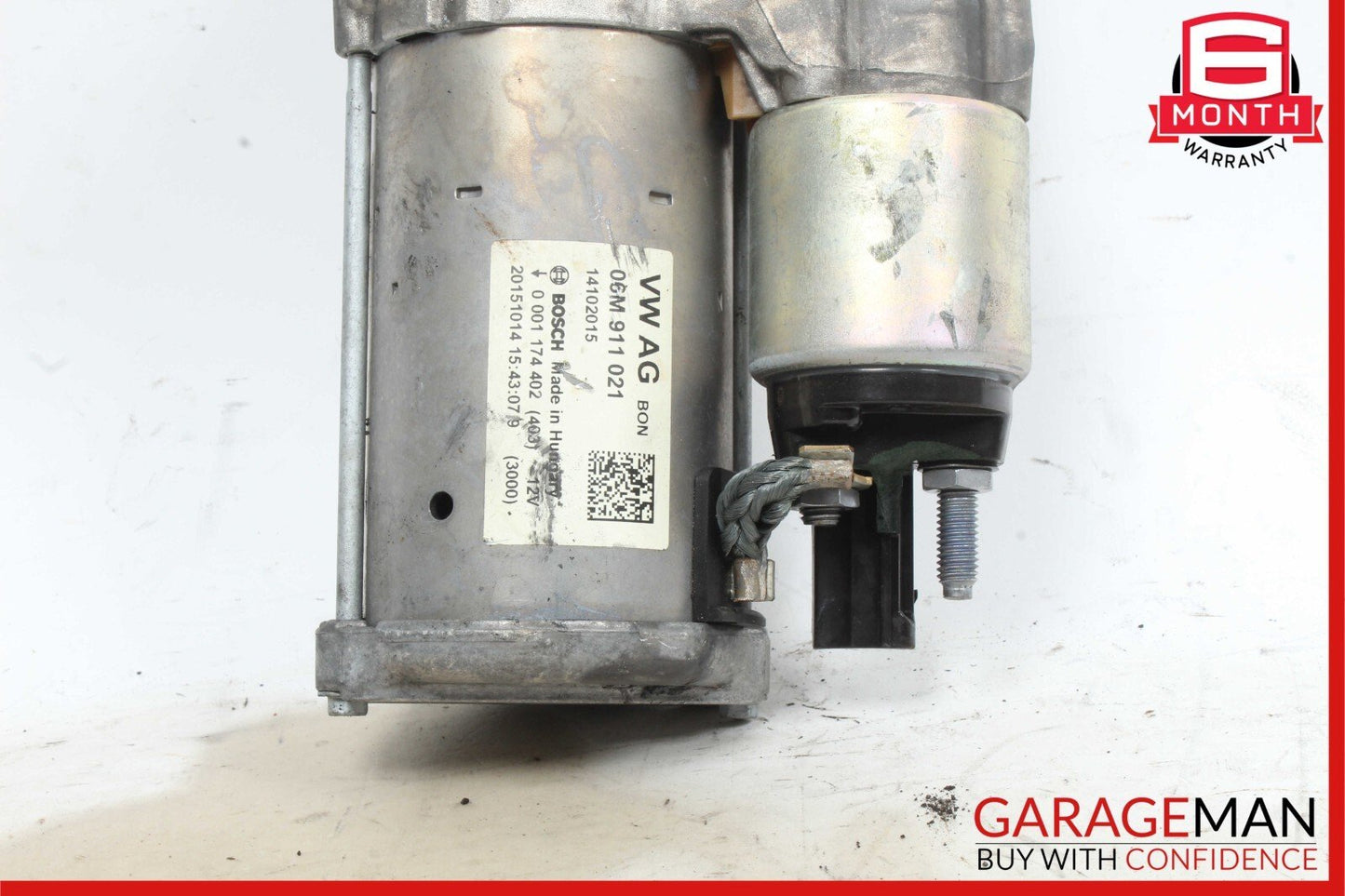 16-18 Audi A6 A7 3.0L Engine Starter Motor 06M911021 OEM