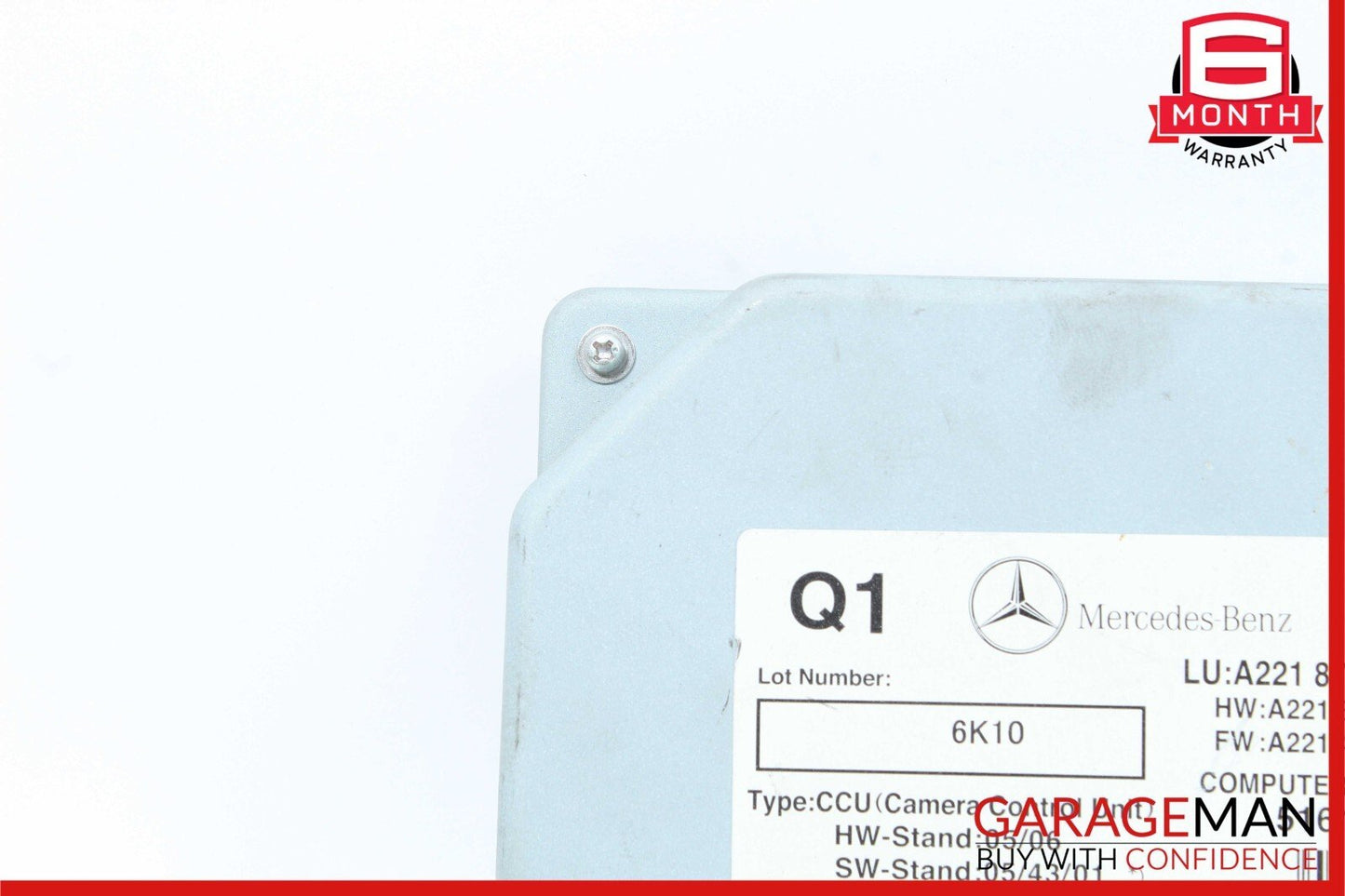 07-14 Mercedes W221 S600 CL550 Rear View Backup Camera Control Module Unit