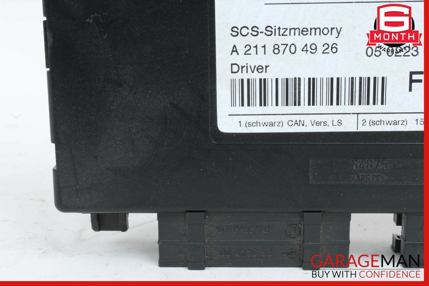 03-11 Mercedes W219 CLS63 AMG E550 GL450 Front Left Seat Control Module Unit OEM