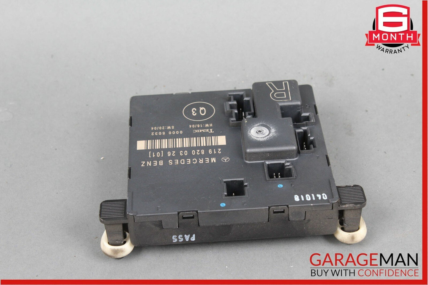 06-11 Mercedes W219 CLS500 CLS550 Rear Right Door Control Module 2198200326 OEM