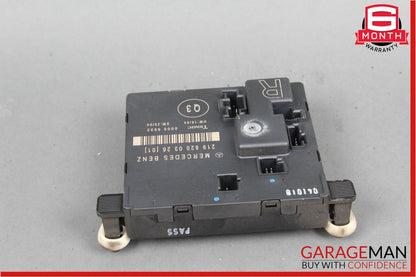 06-11 Mercedes W219 CLS500 CLS550 Rear Right Door Control Module 2198200326 OEM