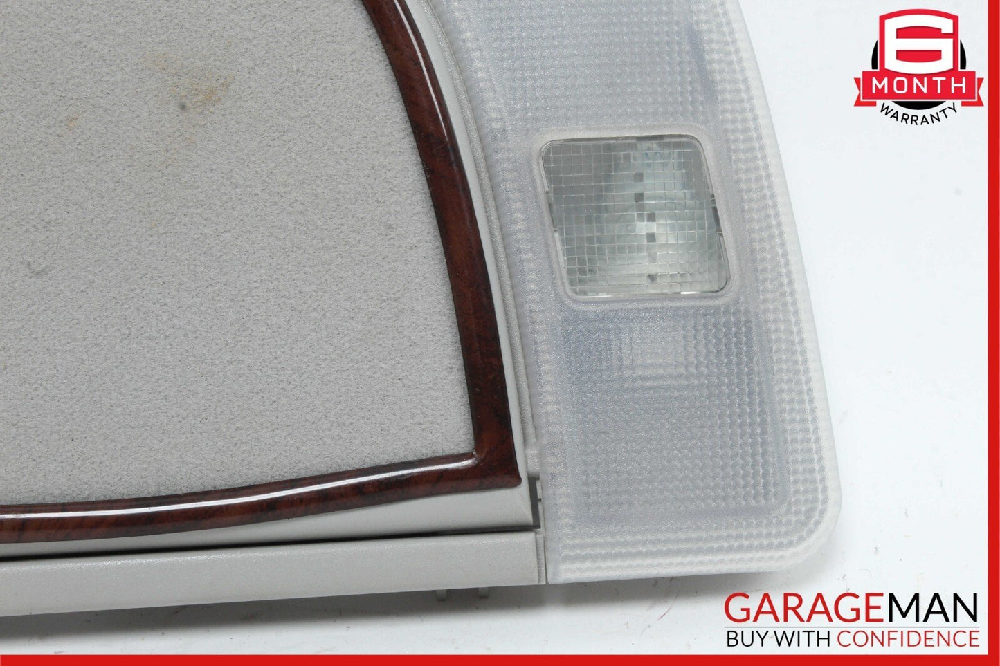 00-06 Mercedes W220 S500 S65 AMG Rear Left / Right Dome Light Mirror Assy Wood