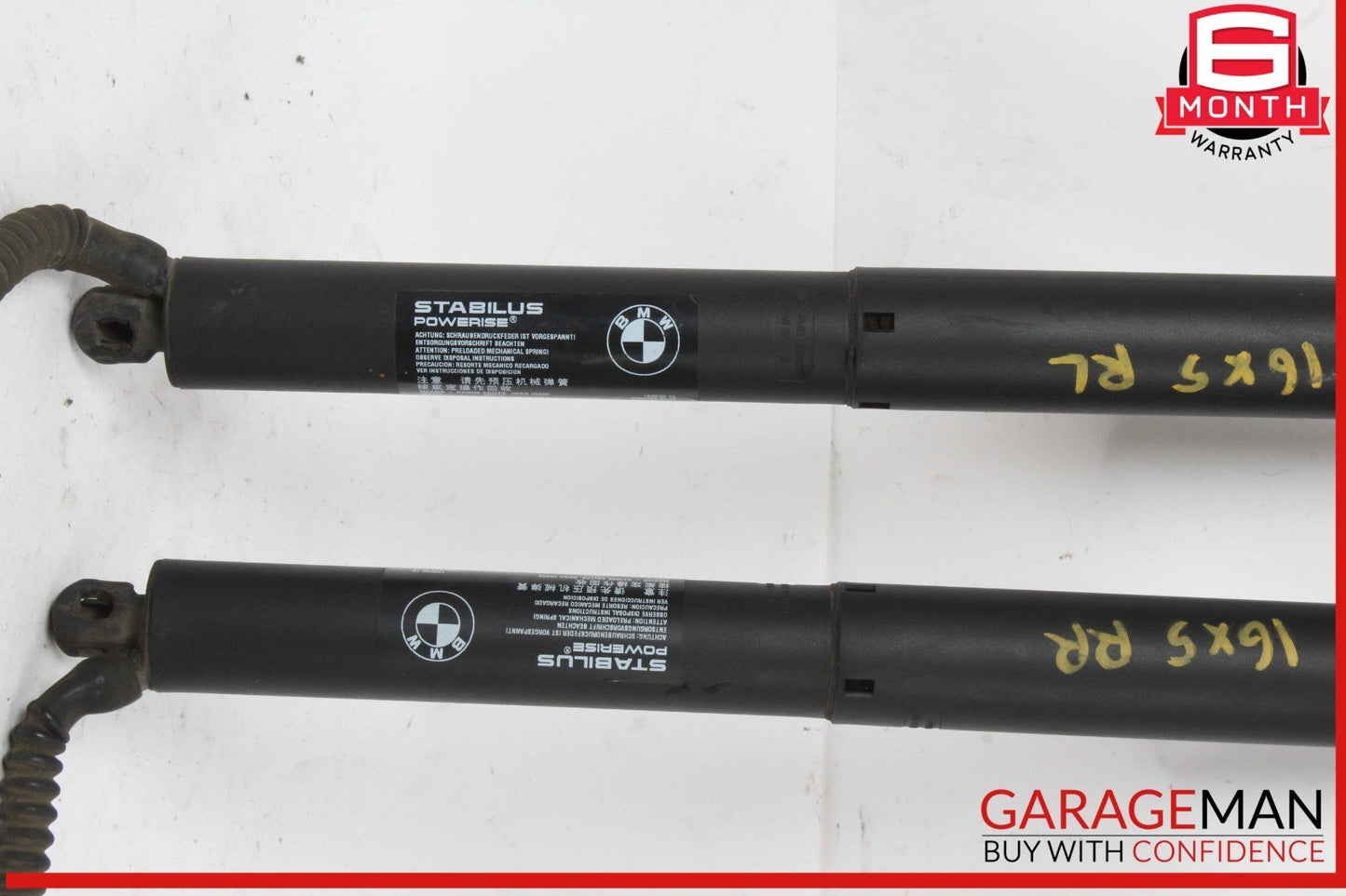 14-18 BMW X5 Left & Right Liftgate Lift Strut Shock Cylinder Support Set OEM