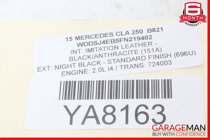 12-20 Mercedes W117 CLA250 GLA250 ML350 Front Right Side Door Control Module OEM