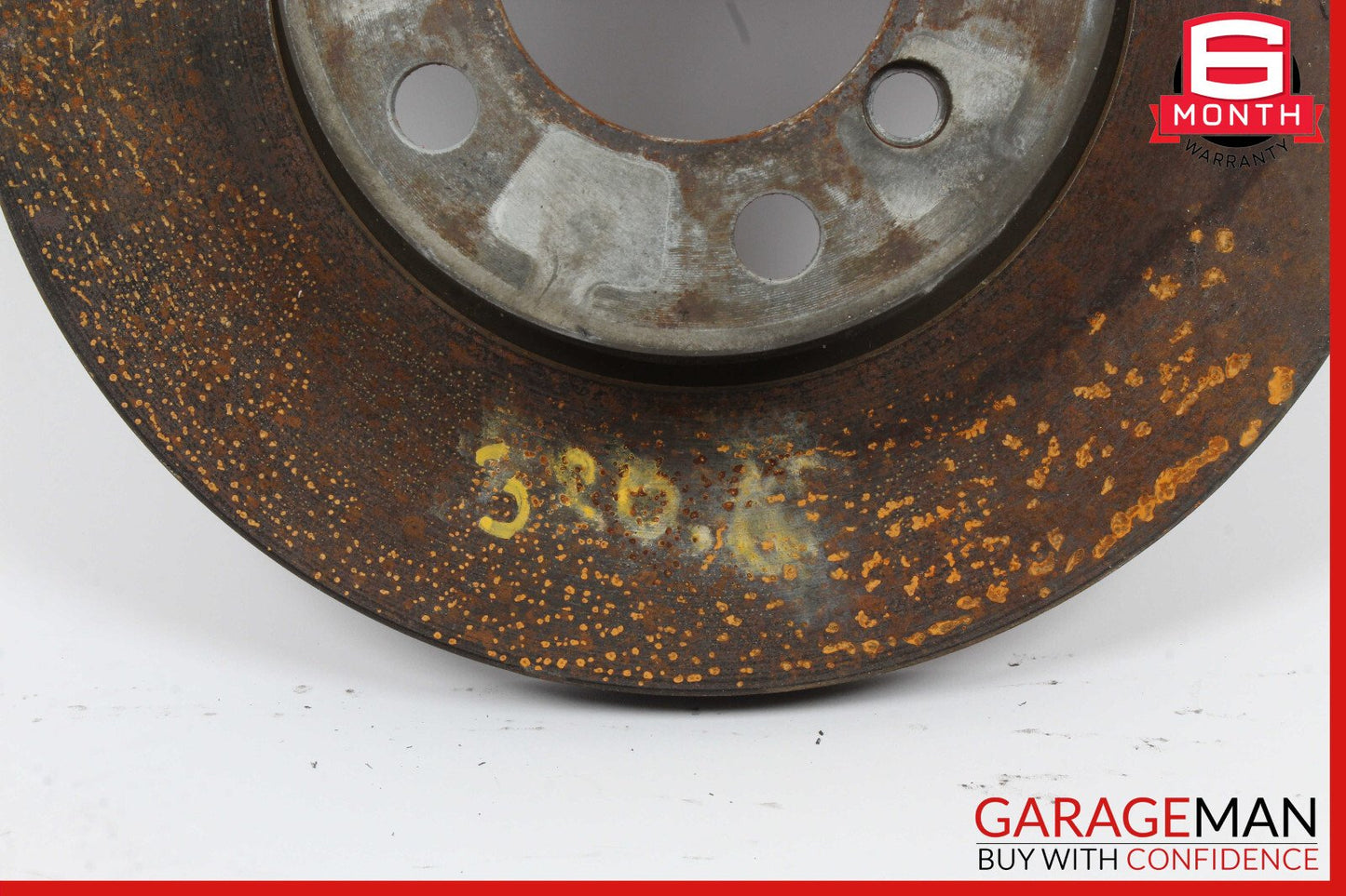12-18 BMW F30 320i Front Left Driver Side Brake Rotor Disc OEM