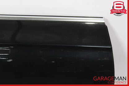 09-17 Volkswagen VW CC Rear Right Side Exterior Door Shell Panel Black OEM