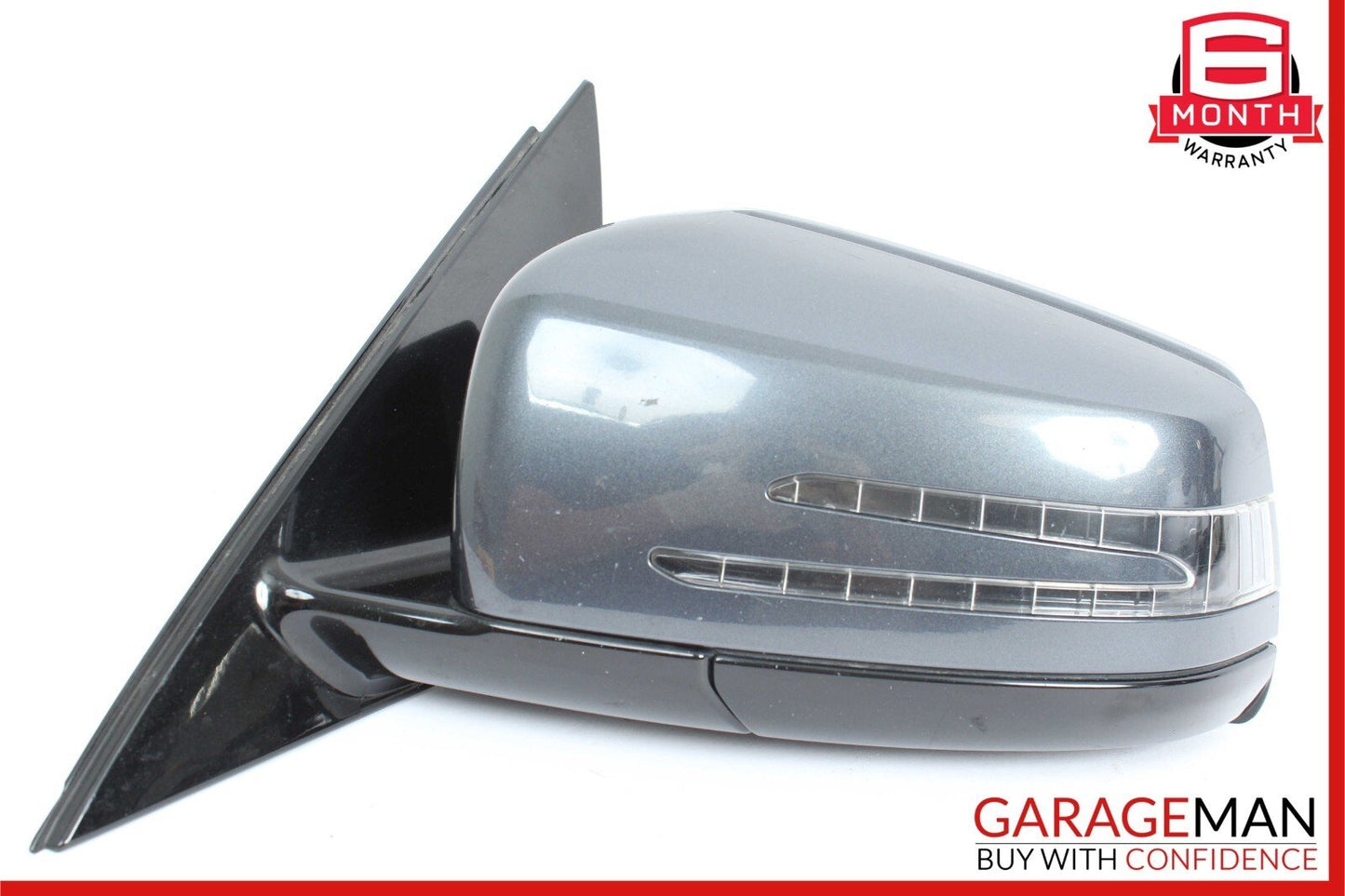 10-13 Mercedes W212 E350 E550 Front Left Side Mirror Door Rear View Silver OEM
