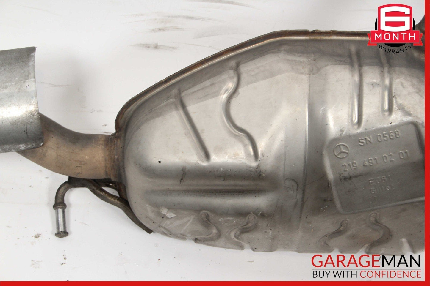 06-08 Mercedes W219 CLS500 Rear Left Driver Side Exhaust Muffler Tip OEM