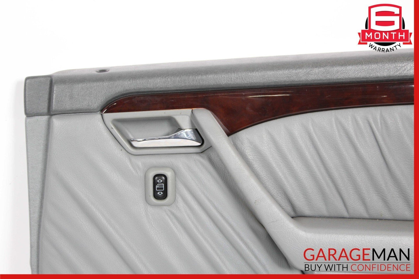 96-97 Mercedes W202 C230 C280 Rear Right Side Interior Door Panel Cover Grey OEM