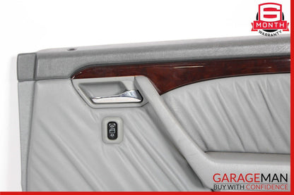 96-97 Mercedes W202 C230 C280 Rear Right Side Interior Door Panel Cover Grey OEM