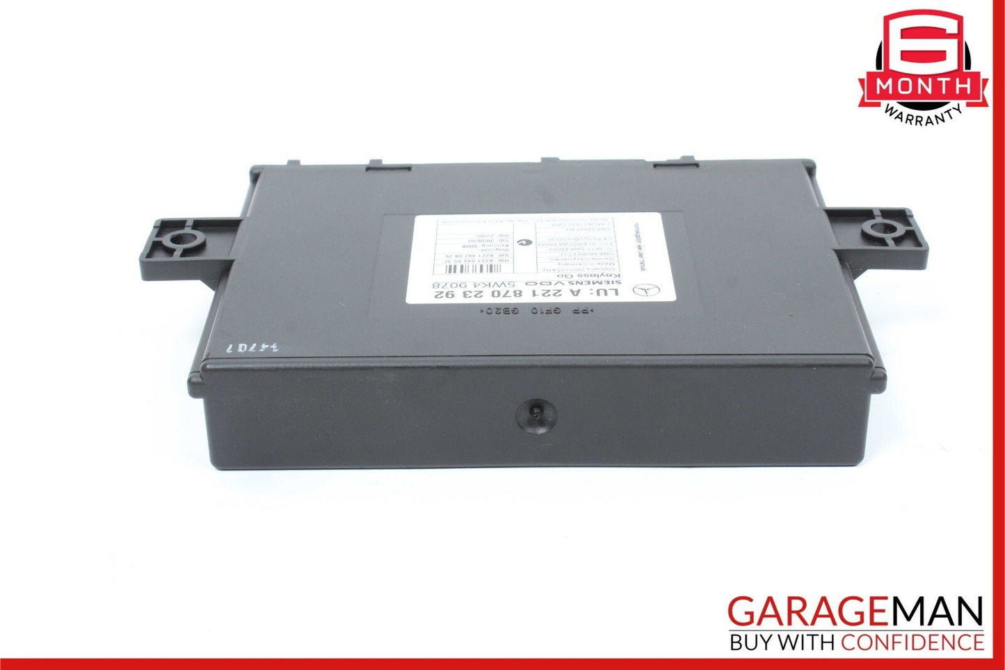 07-10 Mercedes W221 S550 CL550 S400 Keyless Go Control Module 2218702392 OEM