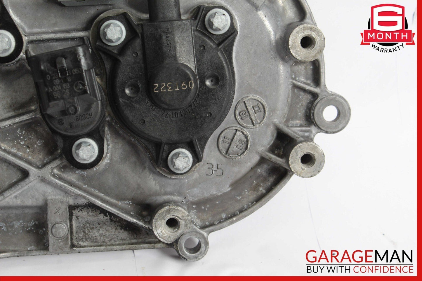 05-13 Mercedes W212 E350 E550 Front Left Side Engine Timing Chain Cover Plate