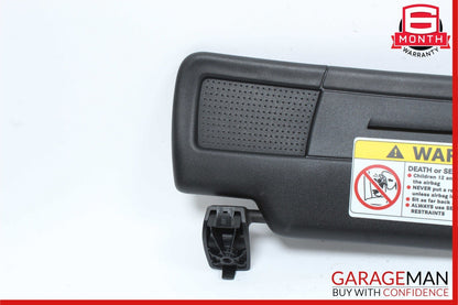 05-11 Mercedes R171 SLK350 Front Right Sun Visor Sunvisor Shade Cover Black