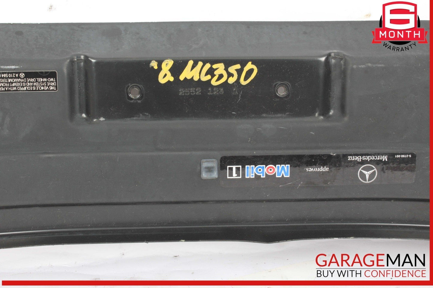 06-12 Mercedes W164 ML350 4MATIC ML550 Upper Radiator Core Tie Bar Support OEM